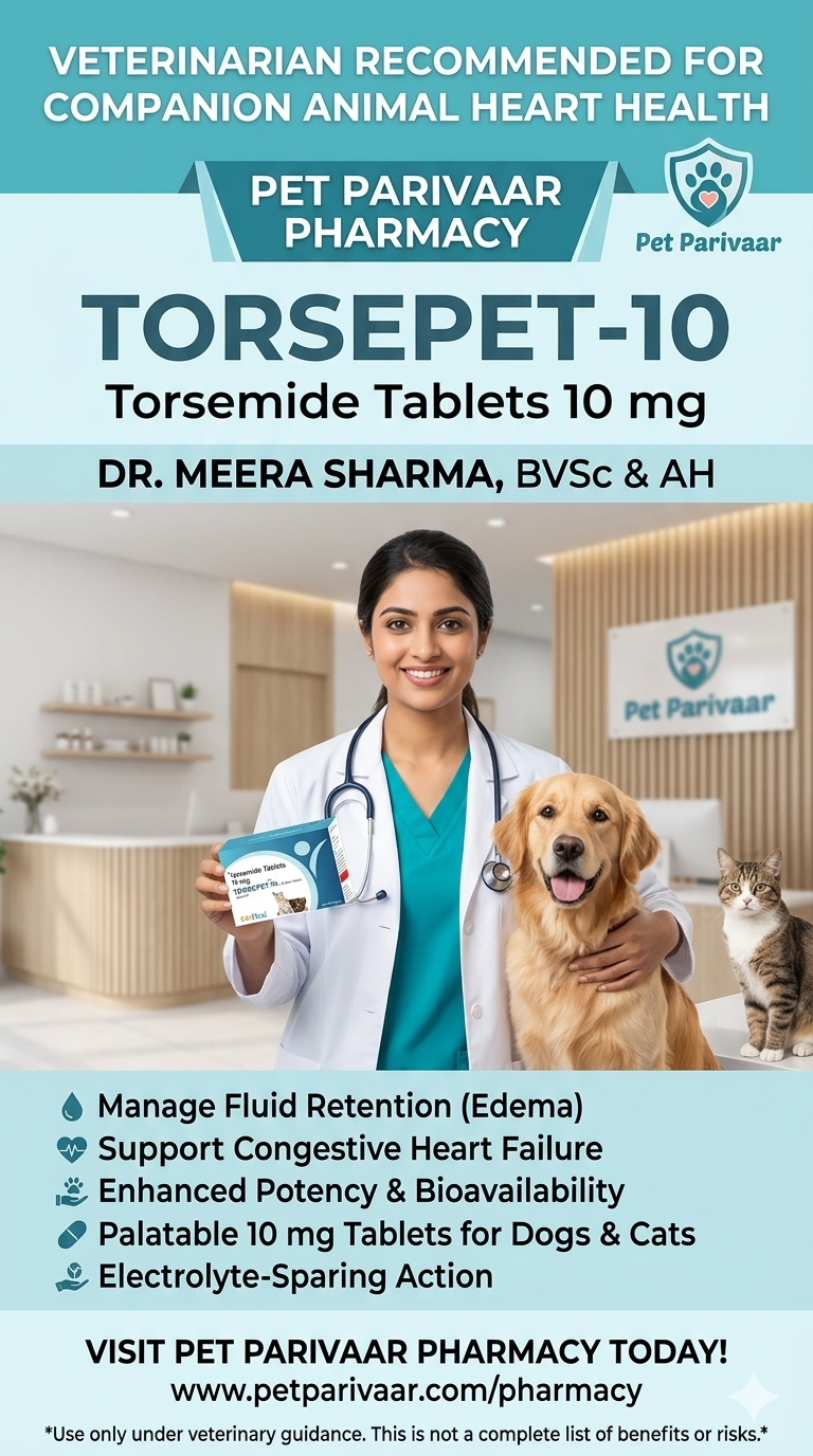 Torsemide 10 mg for dogs and cats | Torsepet-10 Diuretic - Image 4