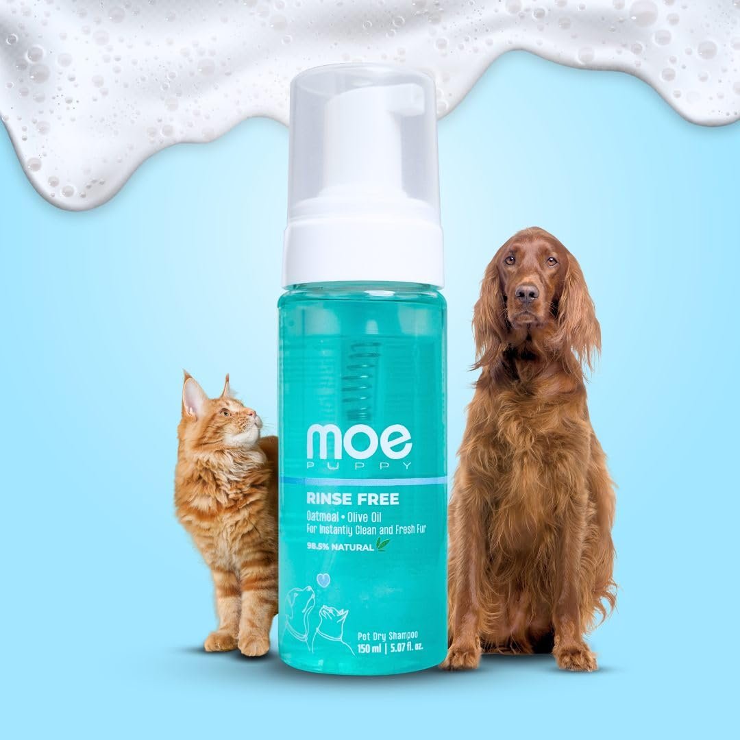 Moe puppy Rinse Free Dry Shampoo 150ml