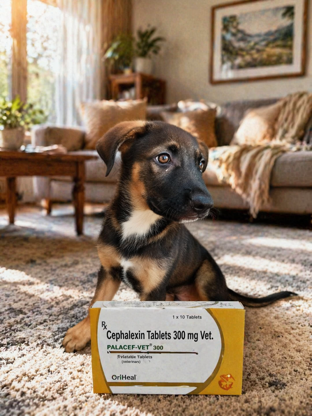 Palacef Vet 300mg Cephalexin Tablets for dogs antibiotic treatment