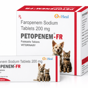 Petopenem-FR 200mg Faropenem Sodium tablets for veterinary use in dogs and cats.