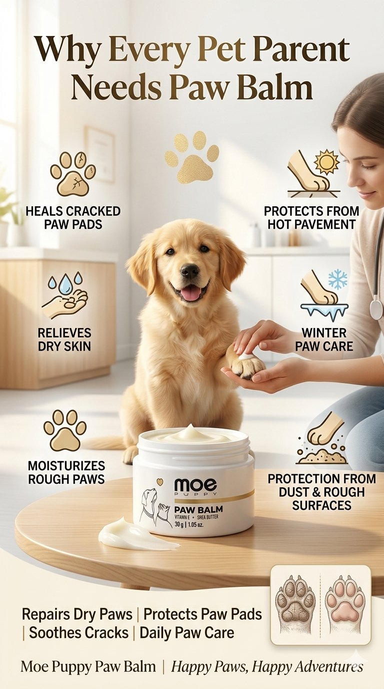 Ultimate Paw Protection and Comfort | Moe Puppy Natural Paw Balm - Image 2