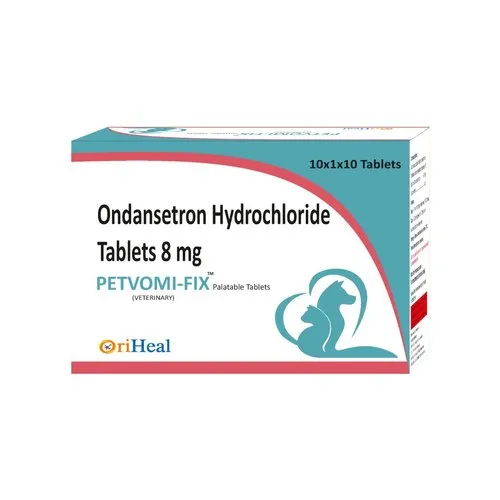 PETVOMI-FIX Ondansetron 8mg palatable tablets for dog and cat vomiting relief